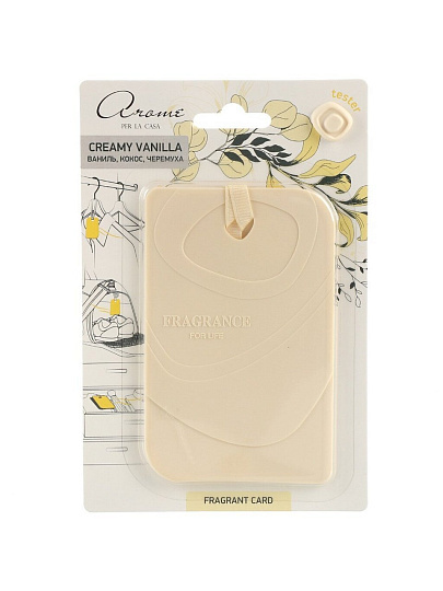 Ароматизатор для дома АЕР, Fragrant Card Creamy vanilla, А 6002