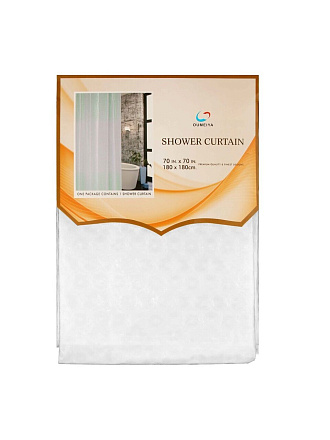 Штора для ванн 180х180 см, Peva, матовая, A310122
