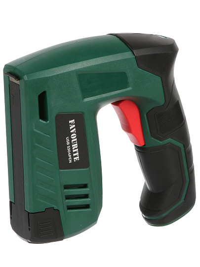 Степлер аккумуляторный 4-10 мм, 53/47, 30 уд/мин, 4 В, Favourite, USB 5304PEN, 121555304