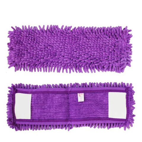 Сменный блок для швабры микрофибра-лапша, эластичный карман, фиолетовый, Умничка, KD-R10