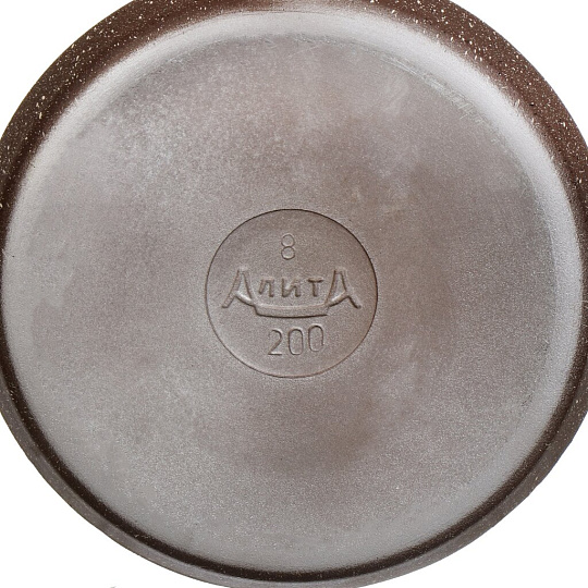 Блинница алюминий, 20 см, антипригарное покрытие, Алита, 10503, пластиковая ручка