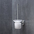 Ерш для туалета РМС, подвесной, нержавеющая сталь, стекло, A7020 - фото 4