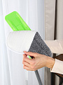 Швабра, микрофиб., липучка, телес.руч. 128см, серый/зеленый, Мария Искусница - фото 2