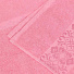 Полотенце банное, 70х140 см, Вышневолоцкий текстиль, 350 г/кв.м, Жаккардовый вензель розовое 224 1ДСЖ1-140.ххх.350 Россия - фото 4