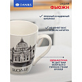 Кружка керамика, 350 мл, Фьюжн, Daniks, в ассортименте - фото 7