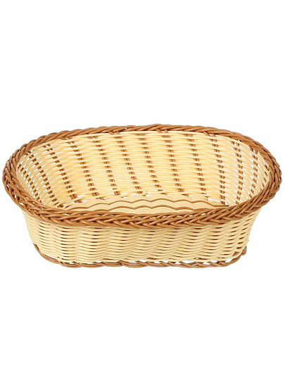 Корзина декоративная 27х19х8 см, овальная, плетеная, Y4-8901