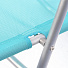 Кресло складное пляжное 60х60х112 см, голубое, сетка, 100 кг, Green Days, YTBC048-1 - фото 8