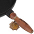 Сковорода чугун, 24 см, Maysternya, T302C3, с крышкой, с деревянной ручкой, индукция - фото 5
