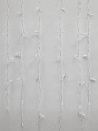 Занавес светодиодный 160 ламп, 1.5х1.5 м, Uniel, свет белый, прозрачный, с эффектом мерцания, соединяемый, сетевой, UL-00001355 - фото 2