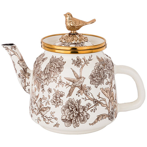 Чайник эмалированный Agness, серия royal garden 1,0л, 950-087