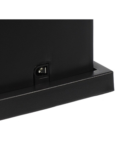 Фонарь декоративный 30х35х13 см, USB шнур, АА 3шт, пластик, стекло, Камин, M120004