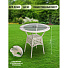 Мебель садовая Green Days, белая, стол, 70х70 см, 4 стула, 150 кг, HYB104 - фото 13