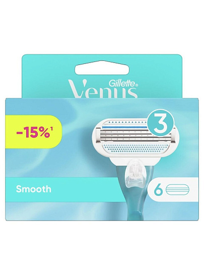 Сменные кассеты для бритв Venus, для женщин, 6 шт