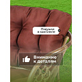 Мебель садовая Green Days, Мальдивы мини, кофейная, стол, 55х55х56 см, 2 стула, подушка, 110 кг, IND13BWG - фото 15