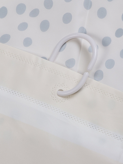 Штора для ванной 180х180 см, Peva, Абстракция, бежево-коричневая, Y4-11150