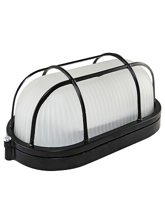 Светильник TDM Electric, НПБ1402, 60 Вт, E27, на 1 лампочку, IP54, 21х10.5х8.5 см, с решеткой, черный, SQ0303-0037