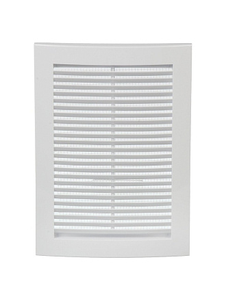 Решетка вентиляционная пластик, разъемная, 180х250 мм, с сеткой, Event, РЦ