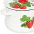 Набор эмалированной посуды Сибирские товары Летняя ягода 18 N18B56 (кастрюля 4+5.5 л), 4 предмета - фото 3