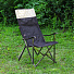 Стул-кресло 55х60х100 см, Lux, черное, полиэстер 600D, с сумкой-чехлом, 100 кг, Green Days - фото 10