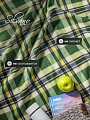 Плед 1.5-спальный, 130х170 см, флис, 100% полиэстер, Silvano, Клетка, зеленый, AI-0104003 - фото 2
