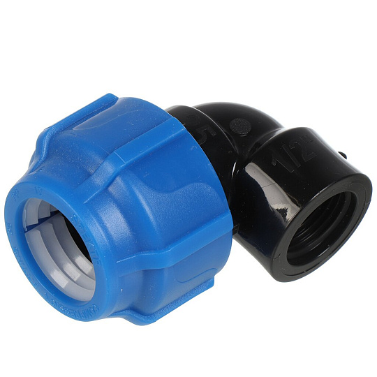ПНД уголок d25х1/2&quot;, внутренняя резьба, Spektr