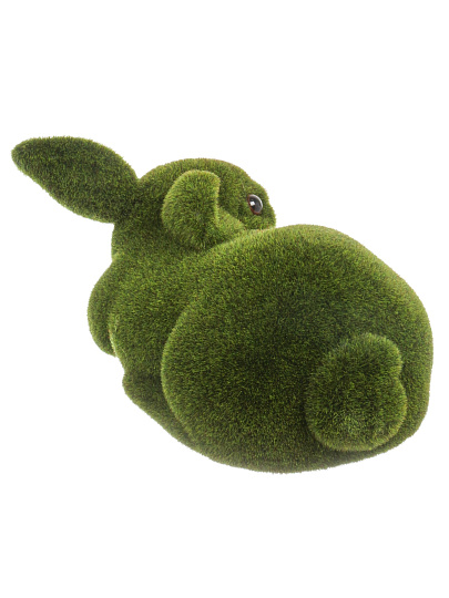 Фигурка садовая декоративная Кролик, 31 см, пенопласт с травой, Y4-11217