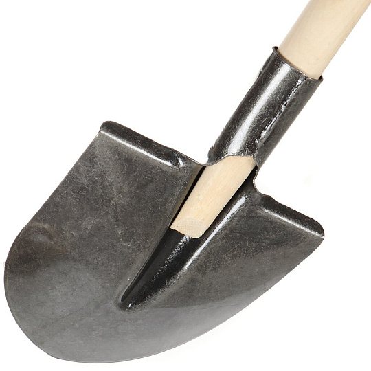 Лопата штыковая, рессорная сталь, черенок деревянный, Арти, Копанец, 00-00001103, универсальный