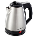 Чайник электрический Scarlett, SC-EK21S25, 1.5 л, 1350 Вт, скрытый нагревательный элемент, металл