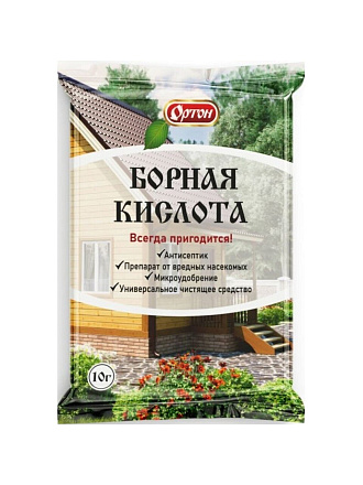 Удобрение Борная кислота, 10 г, Ортон