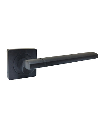 Ручка дверная Trodos, AL-02-572 BLM, 204709, черный матовая, алюминий