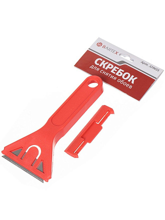 Скребок для снятия обоев, прямой, Bartex, 1016050