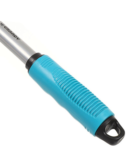 Грабли прямые, 5 зуб, сталь, 11.5 см, Grandy, Connect, черенок пластиковый