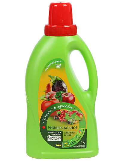 Удобрение универсальное, жидкость, 1 л, Четыре сезона