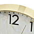 Часы настенные, кварцевые, 30 см, круглые, пластик, стекло, бежевые, Мрамор, Y4-5133 - фото 2