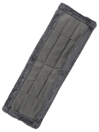 Сменная насадка для швабры, 42х12см, микрофибра, серый, Марья Искусница