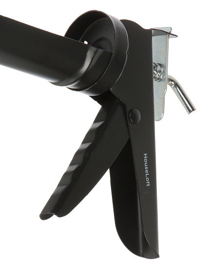 Пистолет для герметика, 310 мл, полуоткрытый, круг стержень 7 мм, толстая стенка, HouseLoft