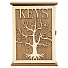 Ключница 22х29.5х6 см, дерево, 6 крючков, декоративная, Y6-10520 - фото 3