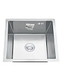 Мойка кухонная врезная, Diadonna, нержавеющая сталь, 440х440х200 мм, сатин, DS4444 - фото 2