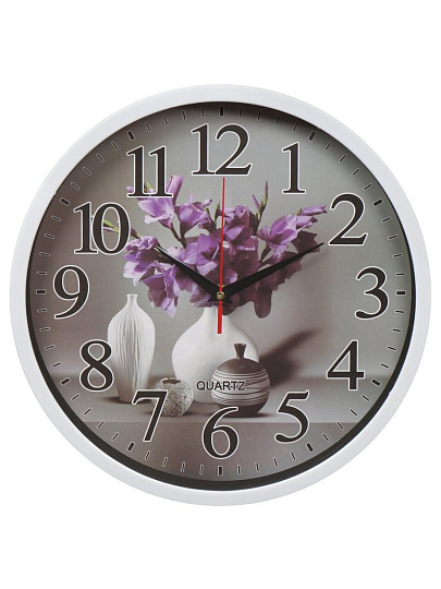 Часы настенные, 30 см, Букет, Y4-3358