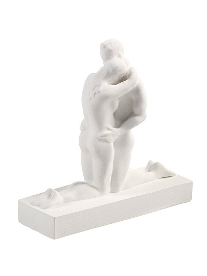 Фигурка декоративная гипс, Объятия, 22х22х22 см, белая, 10 1240 0000