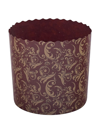 Форма для выпечки куличей бумага, 3 шт, 9х9 см, круглая, пасхальные, Мультидом, МТ8-110