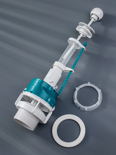 Клапан для бачка унитаза пластик, штоковый, белый, сливной, Инкоэр, СБа-Бм-А-В Р