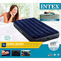 Матрас надувной Intex, 191х99х25 см, 64757, без насоса, флокированный, 136 кг - фото 11