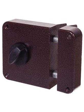 Замок накладной дверной, Зенит, 3Н1-3-2, БП-00011858, медь