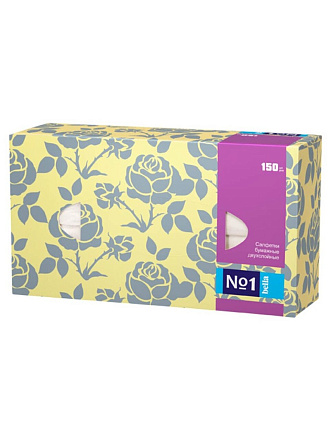 Салфетки бумажные Микс, 150 шт, 2 слоя, в ассортименте, BE-042-U150-028