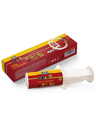 Инсектицид от тараканов, 20 мл, гель в шприце, Nadzor