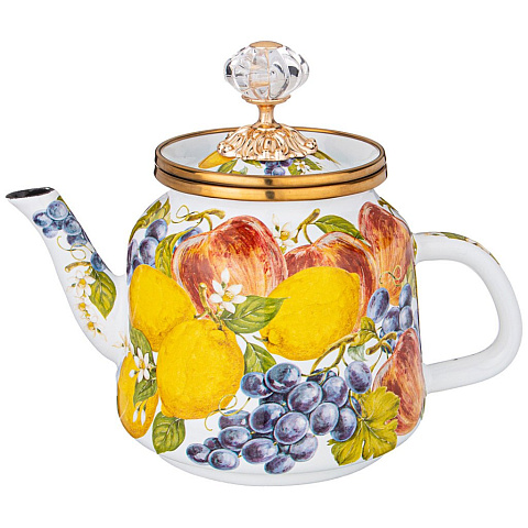 Чайник эмалированный Agness,серия Фландрия , 1,0л, 950-444