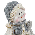 Фигурка декоративная полистоун, Снеговичок, 5х4х8.5 см, A020236 - фото 2