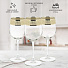 Бокал для вина, 420 мл, стекло, 3 шт, Glasstar, Бисер лат, KLN04_8166_11 - фото 4