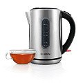 Чайник электрический Bosch, TWK 79B05, 1.7 л, 2200 Вт, скрытый нагревательный элемент, металл - фото 4